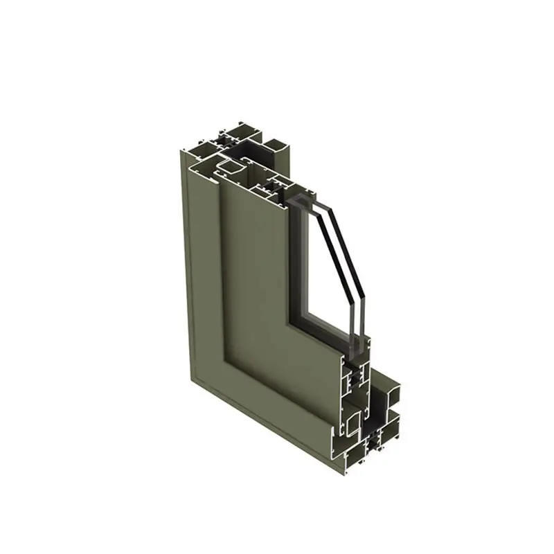 Broken bridge thermal insulation sliding window aluminum profile