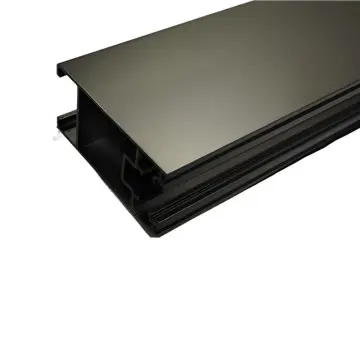 Fluorocarbon coated aluminum profiles for outdoor construction