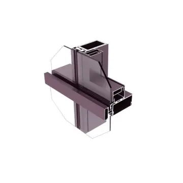 Glass curtain wall aluminum profile
