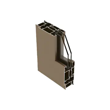 Thermal insulation outward-opening sliding door aluminum profile