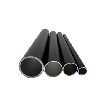 Black anodized aluminum round tube