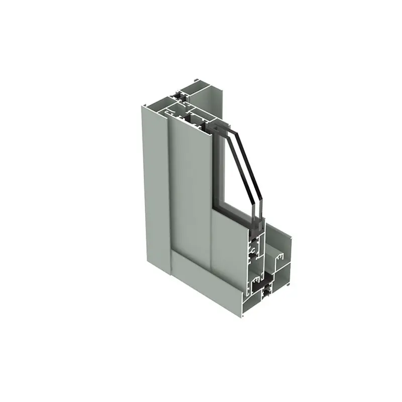 Broken bridge thermal insulation sliding window aluminum profile