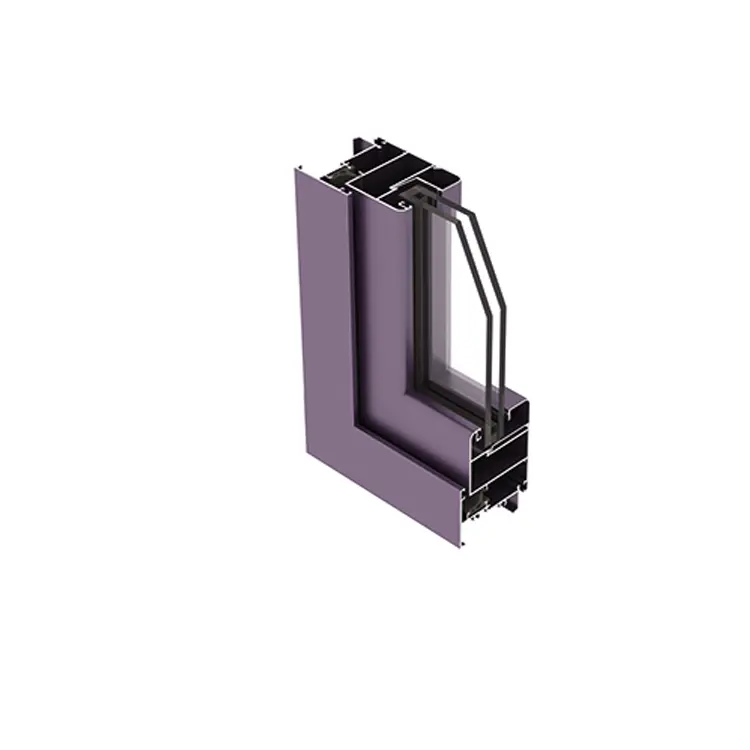 Casement window series extruded aluminum profiles
