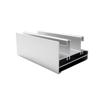 Extruded custom anodised aluminium profiles