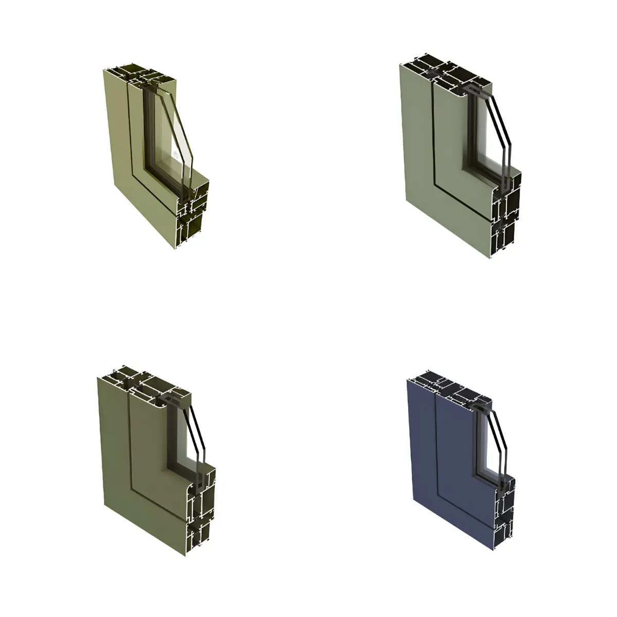 Revolutionizing space efficiency: thermally insulated inward-opening aluminum door profiles