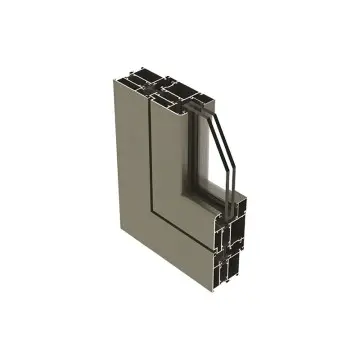 Aluminum profiles for thermal insulation swing doors