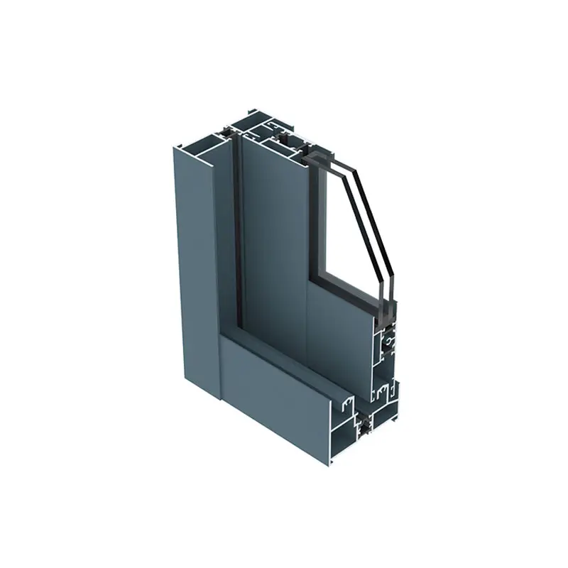 Broken bridge thermal insulation sliding door aluminum profile