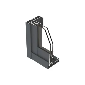 Through-type thermal insulation sliding door aluminum profile
