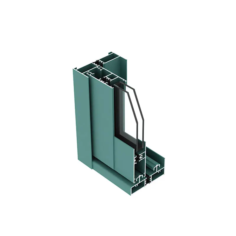 Broken bridge thermal insulation sliding door aluminum profile