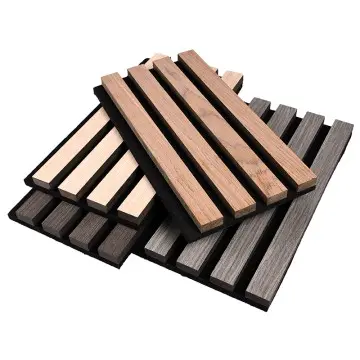 MDF wood grille sound-absorbing board